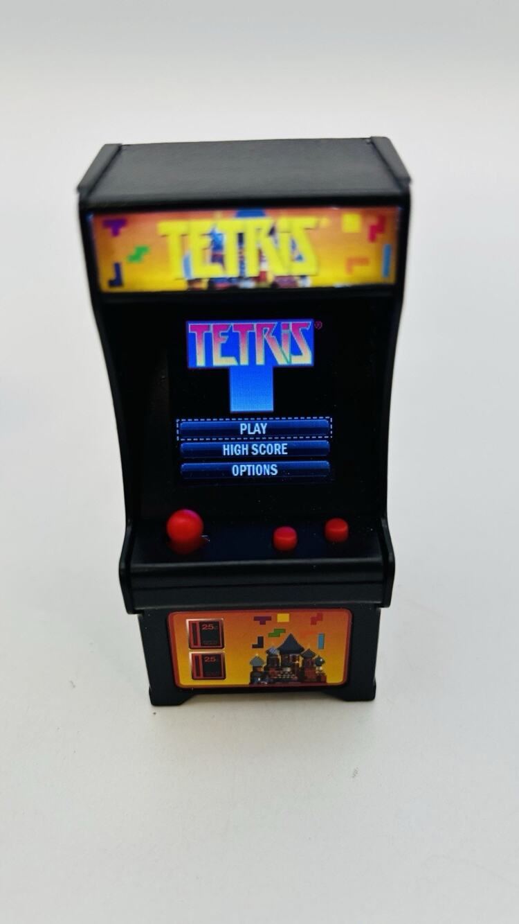 Tetris Tiny Arcade Cabinet Keychain Game Micro Super Impulse 2024 Tested Works